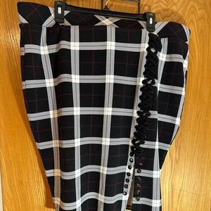 Torrid Black Paid Pencil Skirt Size 3